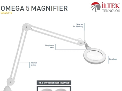 İLTEK TECHNOLOGY DE25110 OMEGA 5 MAGNIFIER